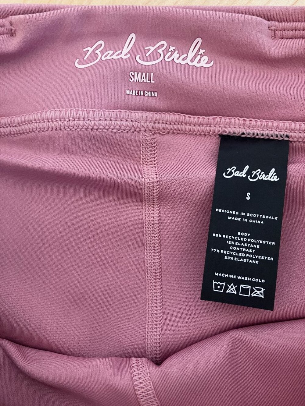 Bad Birdie Women's 16" Double Down Golf Skort Sz Small Petaluma Pink NWT - Picture 6 of 10